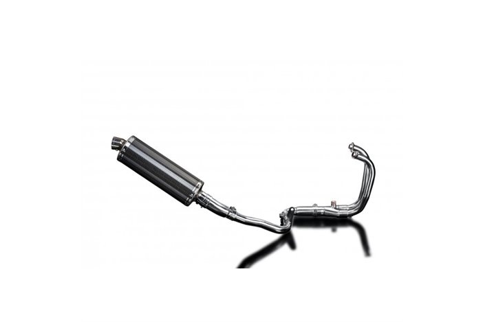 Full Exhaust System for Kawasaki Versys-X 300 17-21 2-1 Carbon Round Muffler 200mm