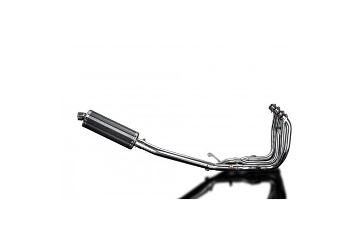 Full Exhaust System for Suzuki Gsx1300R Hayabusa 2008-2020 4-1 350mm Carbon Oval Muffler