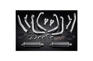 Complete Exhaust System for Suzuki Gsx1300R Hayabusa 08-20 4-2 350mm Carbon Oval Bsau