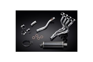 Système d'échappement complet pour Suzuki Gsxr1000 2012-2016, silencieux ovale en carbone Bsau de 350mm