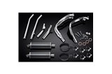 Système d'échappement complet pour Suzuki Gsx1300R Hayabusa 99-07 Decat 4-2 350 mm carbone ovale Bsau