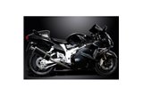 Système d'échappement complet pour Suzuki Gsx1300R Hayabusa 99-07 Decat 4-2 350 mm carbone ovale Bsau