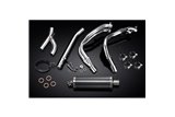 Komplette Abgasanlage für Suzuki Gsx1300R Hayabusa 99–07 Decat Full 4–1 350 mm Carbon Oval Bsau