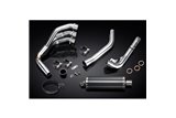 Sistema di scarico completo per Triumph Tiger 800 2010-19 Silenziatore Carbon Ovale 350mm