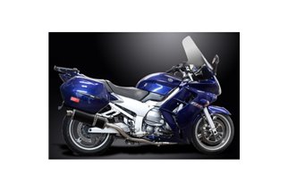 Sistema di scarico completo per Yamaha Fjr1300 01-05 Decat 4-2 350mm Carbon Ovale Bsau Silenziatori