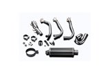 Complete exhaust system 350mm oval carbon silencer kawasaki gtr 1400 2007 2020