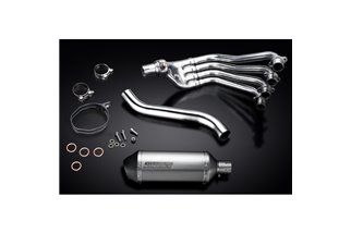 Komplette Abgasanlage für Honda Cbr650F Cb650F 14-18 260 mm Titan XOval Schalldämpfer