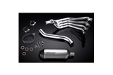 Komplette Abgasanlage für Honda Cbr650F Cb650F 14-18 260 mm Titan XOval Schalldämpfer