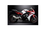 Komplette Abgasanlage für Honda Cbr650F Cb650F 14-18 260 mm Titan XOval Schalldämpfer