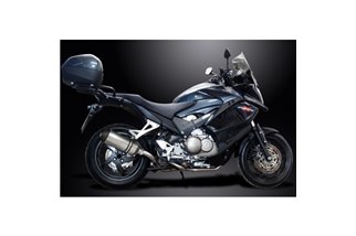 Komplette Abgasanlage für Honda Vfr800X Crossrunner 11–14, 260 mm Titan-XOval-Schalldämpfer