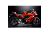 Système d'échappement complet pour Kawasaki Ninja 650 2017-21, silencieux XOval en titane de 260mm