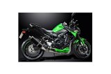 Système d'échappement complet pour Kawasaki Z900 20-21, silencieux ovale en carbone de 350mm