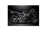 Komplette Abgasanlage für Kawasaki Zzr1400 08-11 4-1 350mm Carbon Oval Bsau