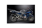 Sistema di scarico completo per Kawasaki Zzr1400 06-07 4-1 350mm Carbon Ovale Bsau