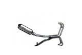 Full Exhaust System for Suzuki Gs500 E/F 1989-2009 2-1 260mm X-Oval Titanium Muffler