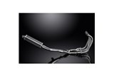 Système d'échappement complet pour Suzuki Gsx1400 2006-2007 4-1 350mm, silencieux ovale en carbone