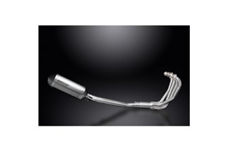 Système d'échappement complet pour Suzuki Gsx750F Katana 1997-06 4-1 260mm silencieux en titane X-Oval