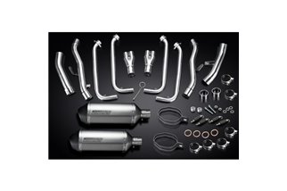 Full Exhaust System for Yamaha Fjr1300 2006-2023 260mm Titanium XOval Bsau Mufflers