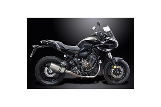 Komplette Abgasanlage für Yamaha Tracer 700 260 mm Titanium XOvale Schalldämpfer