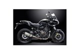 Komplette Abgasanlage für Yamaha Tracer 700 260 mm Titanium XOvale Schalldämpfer