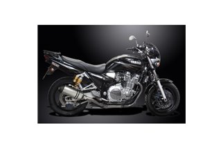 Complete Exhaust System for Xjr1300 2004-2006 / XOvale 260mm (10 Inch) Titanium Muffler 4-2