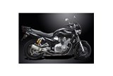 Complete Exhaust System for Xjr1300 2004-2006 / XOvale 260mm (10 Inch) Titanium Muffler 4-2