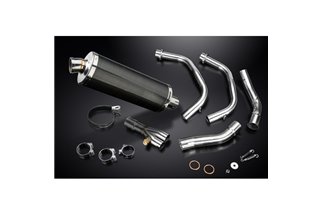 Full Exhaust System for Honda Cmx500 Cmx300 Rebel 2017-2023 2-1 350Mm Oval Carbon Silencer