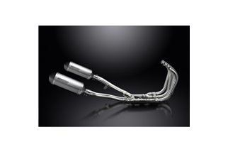 Sistema di scarico completo per Suzuki Gsx1400 2001-2004 4-2 260Mm X-Oval Silenziatori in titanio