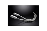 Sistema di scarico completo per Suzuki Gsx1400 2001-2004 4-2 260Mm X-Oval Silenziatori in titanio