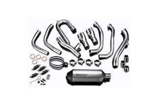 Complete exhaust system 260mm titanium xoval bsau suzuki gsx1300r hayabusa 1999 2007