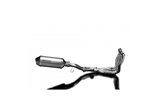 Sistema di scarico completo silenziatore in titanio xoval bsau da 260mm honda vfr1200x crosstourer 2012 2019