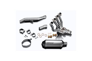 Sistema di scarico completo 260mm titanium xoval bsau suzuki gsx1300r hayabusa 2008 2019