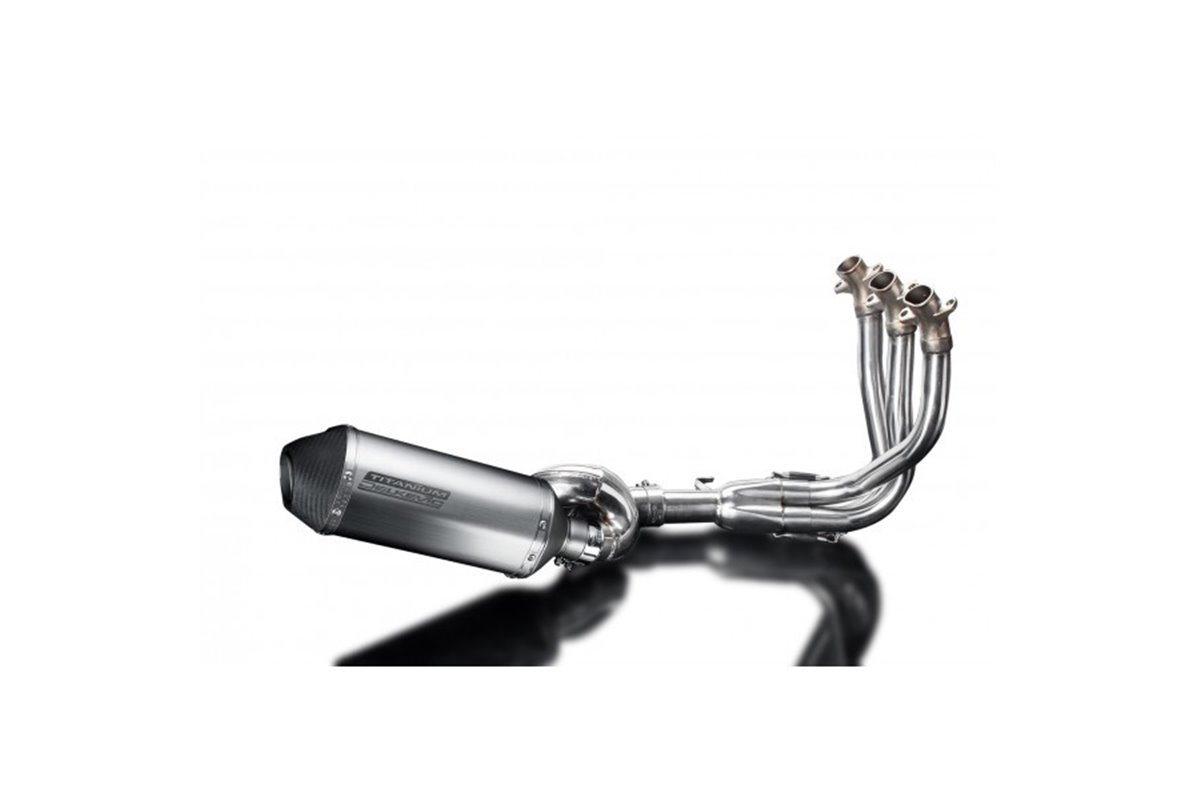 Complete exhaust system titanium silencer xoval bsau 260mm kawasaki klz1000 versys 2010 2014