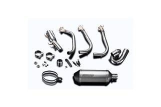 Complete exhaust system titanium silencer xoval bsau 260mm kawasaki klz1000 versys 2010 2014