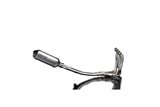 Complete 260mm xoval titanium exhaust system. triumph street triple 765rs 2017 2020