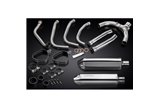 Sistema di scarico completo per Honda Cbr1100Xx Blackbird 320mm Stainless Tri Ovale Bsau