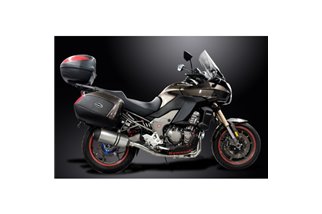 Système d'échappement complet pour Kawasaki Versys 1000 10-14, silencieux complet 4-1 260mm en titane XOval Bsau