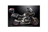 Sistema di scarico completo per Kawasaki Versys 1000 10-14 Full 4-1 260mm Titanio XOvale Bsau Silenziatore