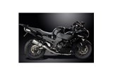 Sistema di scarico completo per Kawasaki Zzr1400 08-11 4-2 260mm Titanio XOvale Bsau Silenziatori