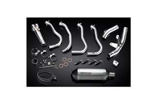 Sistema di scarico completo per Suzuki Gsx-S1000F 2015-2020 260mm XOvale Titanio Bsau Silenziatore