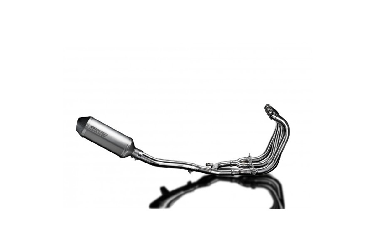 Komplette Abgasanlage für Suzuki Gsx1400 2006–2007 4–1, 260 mm X-Oval-Titan-Schalldämpfer