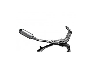 Komplette Abgasanlage für Suzuki Gsx1400 2006–2007 4–1, 260 mm X-Oval-Titan-Schalldämpfer