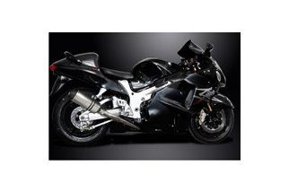 Full Exhaust System for Suzuki Gsx1300R Hayabusa 99-07 Decat Full 4-1 260mm Titanium XOvale Bsau