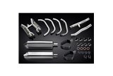 Sistema di scarico completo per Suzuki Gsx1400 01-04 4-2 320mm Stainless Tri Bsau Silenziatore