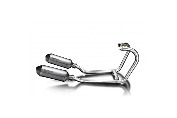 Complete exhaust system for 1200 Thruxton R/Rs 16-22 XOval 260mm Titanium Silencer 2-2