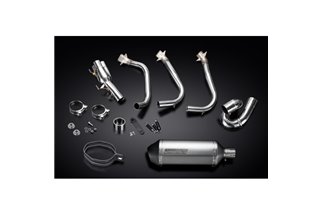 Komplette Abgasanlage für Triumph Street Triple 765Rs 2017-20 260 mm XOvale Titanium