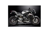 Komplette Abgasanlage für Triumph Street Triple 765Rs 2017-20 260 mm XOvale Titanium