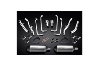 Sistema di scarico completo per Yamaha Fjr1300 01-05 Decat 4-2 260mm Titanium XOvale Bsau Silenziatori