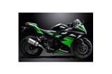 Sistema di scarico completo per Kawasaki Ninja 300 2013-2019 2-1 260Mm X-Oval Silenziatore in titanio