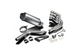 Sistema di scarico completo per Daytona 675 675R 09-12 260Mm Titanium X-Oval Silenziatore 3-1 Completo